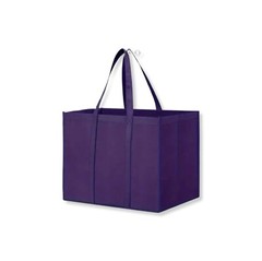 1pc Non-woven Reusable Grocery Shopping Bags, Large Foldable Tote Bags
