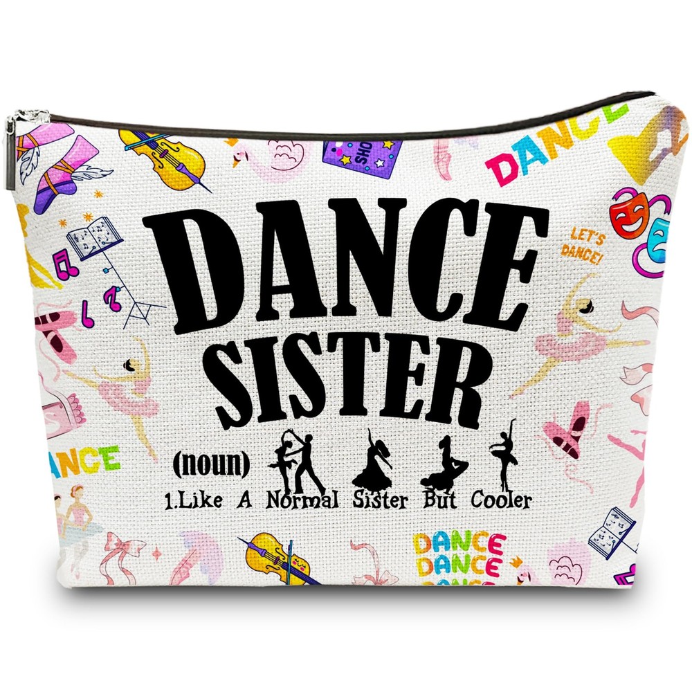 Zengzetong lnfinite Dance Gifts Makeup Bag, White Bag