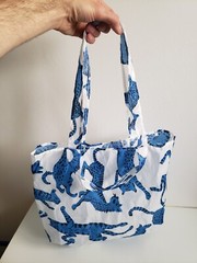 IKEA SKYNKE Blue Cat Small Reusable Bag 404.850.76