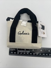 Gelson’s Limited Edition Mini / Micro Tote with Foldable Nylon Shopping Bag New