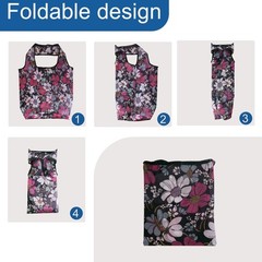 Foldable Reusable Shopping Bags 8Pack Stylish Foldable Shopping Totes With Ha…