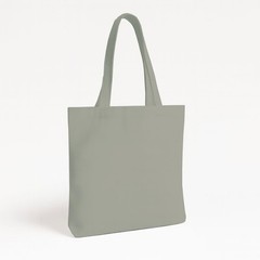 Light Grey Cotton Tote Bags 16×15 Inches, Pack of 24 – Reusable Grocery Shopp…