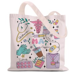 Doctor Reusable Shopping Grocery Bags Tote Medical Professional Gift Nurse