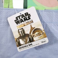 (3) Star Wars Mandalorian Grogu Reusable Shopping Tote Bags 13.5″x19″x8″ NWT
