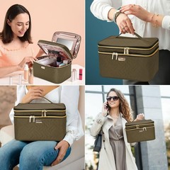 BAFAMYE 8.8L Double Layer Double-Layer (With Mirror), Brown Mirror)