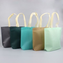 100 Non-Woven Reusable Shopping Tote Bags, Travel Party Tote Bags – 100 Bags