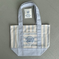 🌈 Trader Joe’s Striped Pastel Mini Tote Set of 4 – Ships today! Summer 2026