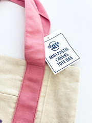 Trader Joe’s Mini Pastel Canvas Tote Pink Spring 2026 Very Popular New