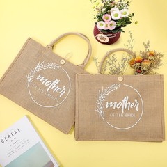 2 PCS Mother Of Bride And Groom Bags Wedding Tote With Handle 15.8×11.8 Inch