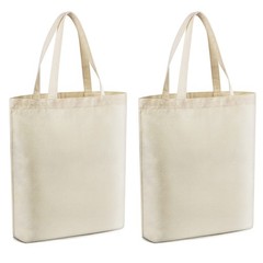 Canvas Tote Bags Multi-Purpose Reusable Bags for Grocery, Shopping & DIY Gifts