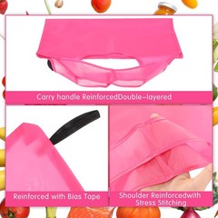 24 Pcs Durable Folding Reusable Grocery Bags Bulk Recycle Shopping Bags with …