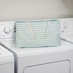 Teal Striped Krush Container AllPurpose Utility Tote