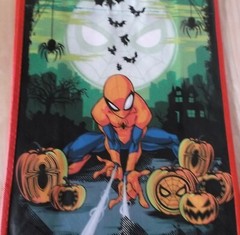 MARVEL SPIDER-MAN REUSEABLE TOTE GROCERY BAGS (2) – HALLOWEEN – NWT