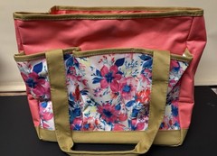 New Pioneer Woman FRESH FLORAL Gardening Tote Bag Tool Storage Organizer Gift