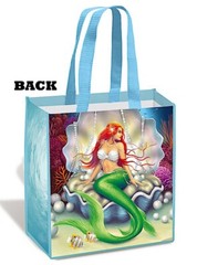 Hawaiian Eco Tote Shopping Bags Mermaids Pearls Hawaii Farms Market Aloha Gift N