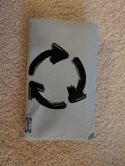 New AJÖSS Waste Sorting Bag Dark Grey Reusable Recycling AJOSS 104.393.78