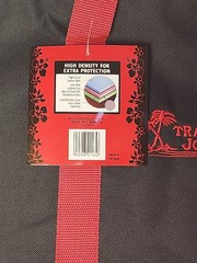 brand New Trader Joes XL Capacity Reusable Insulated Bag Black And Red Canvas