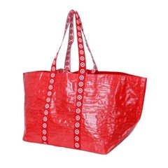 Target Red Extra Large Recycled Tote Grocery Shopping Bag 2 Pack Similar to IKEA