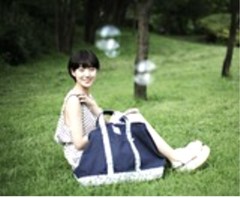 Kravitz Krabag Cotton Eco Tote Shopping Big Shoulder Bag 23x14in Japan KBB2-972