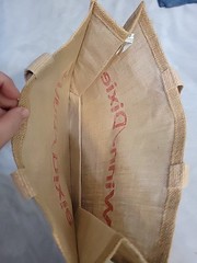 Winn Dixie Burlap Shopping Tote Bag