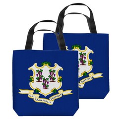 Connecticut Flag Tote Bag – 3 Sizes