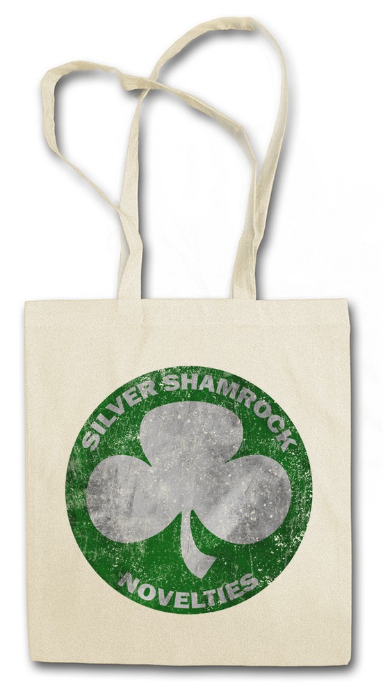 SILVER SHAMROCK NOVELTIES SHOPPER SHOPPING BAG Road Logo Company Halloween