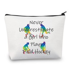 MEIKIUP Hockey Player Gifts Field One Size, Girl Bag