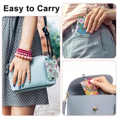 Reusable Floral Grocery Bags Foldable Washable EcoFriendly Tote 12 PCS