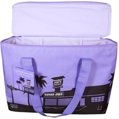 Trader Joes Large Reusable Insulated Bag Purple 8 Gallon NEW