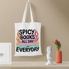 Book Lovers Gifts Canvas Tote Bag, Bookish Gifts Tote Bag for Women Reading L…