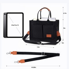 Canvas Tote Bag for Women, Lar Work Crossbody Handbag Bible Lap Bag