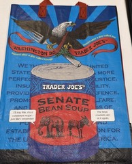 1 Washington DC Trader Joe’s & Everyday Reusable Shopping Tote Bag 6 Gallon NWT