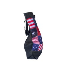 Tote Bag Unisex Large Red White Blue Excellent USA Flag Patchwork Print