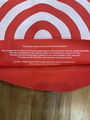 Used Once Target/Sprouts Reusable Grocery Shopping Bag Tote Washable Set Of 13