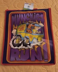 Scooby Doo & Shaggy MUNCHIES RUN! Reusable Shopping Gift Bag with Handle NWT!