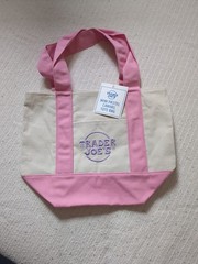 Trader Joe’s Mini Pastel Canvas Tote Bag Set 2025 Colors, Pack of 3