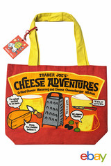 Trader Joe’s Cheese Experience Reusable Tote Bag – Made in USA (Lowell, MA)