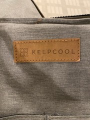 KeepCool Large Gray Reusable Insulated Cooler Bag Keeps Food Drinks Hot/Cold