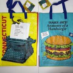 Trader Joe’s Connecticut‎‎ State Hamburger Pickles Tote Bag Reusable Shopper NWT
