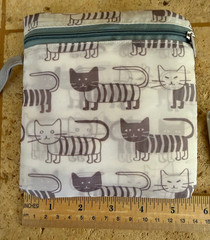 Cat Packable Foldable Shopping Polyester Reusable Grocery Tote Bag