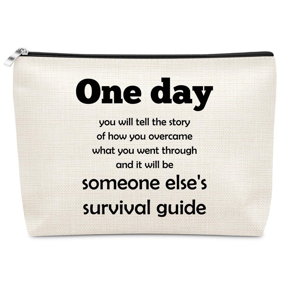 Sazuwu Inspirational Positive Quotes Makeup Bag Friendship 3616