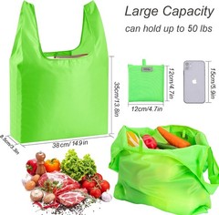 Lar Reble Bags Shopping Washable Foldable Grocery Bags Heavy Duty