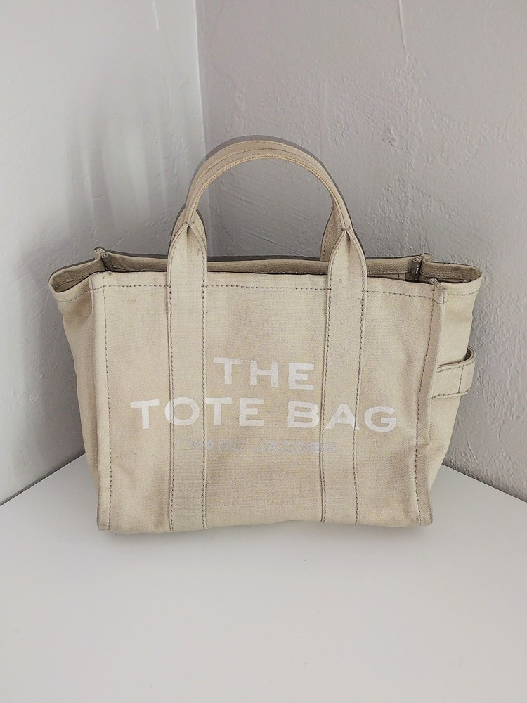 MARC JACOBS “The Tote Bag”, Beige Canvas