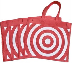 10 Count of NEW Redesigned Reusable Target Grocery Shopping Bags Totes Washable