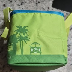 Trader Joe’s Mini Insulated Reusable Shopping Bag Green Yellow Blue 2026