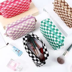 RAIHOMKIT 6 PCS Checkered Cosmetic Bags, Makeup Bags for