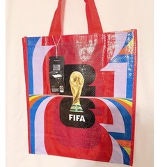 FIFA World Cup 2026 Official Licensed Reusable Tote Bag Red Multi Color New