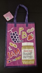 Trader Joe’s Mac N Cheese/ PB & Jam Reusable Grocery Bag New with Tags