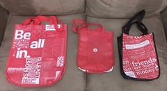 One Large And Two Small Lululemon Bags