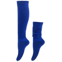 UTTPLL Slouch-Socks-Womens-Scrunch-Slouchy 80s Socks One Size, Royal Blue